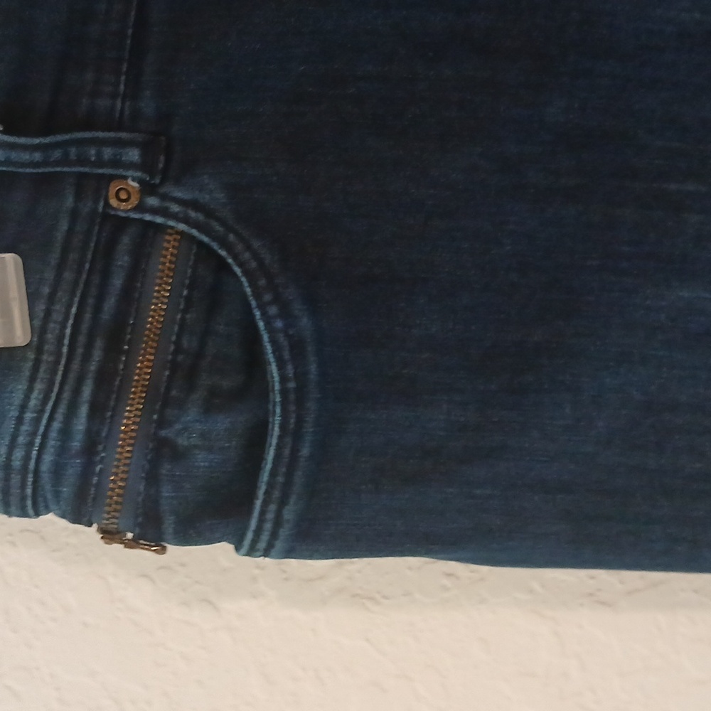 Chico's Dark Blue Ankle Jeans 1.5 US SIZE 10 OR MEDIUM - Picture 3 of 11